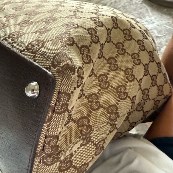 Gucci Brown GG Monogram Tote GG Canvas Eclipse Large - Picture 12 of 15